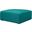 Mingle Teal Fabric Ottoman