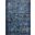 Minu Distressed Floral Lattice 4X6 Area Rug In Dark Blue