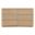 Mirae 6-Drawer Curved Dresser In Brushed Light Oak