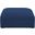 Miramar Durable Linen Textured Ottoman In Navy