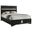 Miranda 55 Inch Upholstered Eastern King Panel Bed In Black