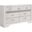 Miranda 7-drawer Dresser White and Rhinestone