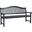 Mischa Dark Slate Grey Bench