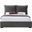 Misha Polyester Fabric King Bed In Black