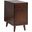Mitch End Table With Storage And Built-In Outlets In Walnut