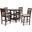 Mitchell Cherry 5 Piece Bar Set EC-XFMMKWZQBO