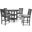 Mitchell Gray 5 Piece Bar Set EC-D1763-52S-GRY