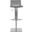 Mitchell Grey Gas Lift Swivel Bar Stool
