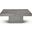 Mixx Una Rectangle Coffee Table In Dark Grey