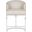 Charley Barrel Base Counter Stool In Nickel