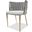 Weaver Oatmeal Tweed Farina Nubuck With Gold Base Dining Chair Set of 2