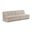 Modari Fabric Upholstered 2-Piece Modular Sofa In Beige