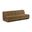 Modari Fabric Upholstered 2-Piece Modular Sofa In Brown