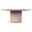 Modern Brazilian Atenas Round Dining Table In Nevoa Frame