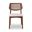 Modern Brazilian Beth Cane Side Chair In Cream