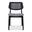 Modern Brazilian Beth Cane Side Chair In Essence Grey and Ebano
