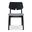 Modern Brazilian Beth Side Chair In Essence Grey and Ebano