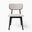 Modern Brazilian Claudia Side Chair Set of 2 In Harvest Jute and Ebano
