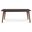 Modern Brazilian Giane Dining Table In Black and Nogal