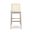 Modern Brazilian Nardia Cane Barstool In Crafted Glaze and Nevoa