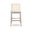 Modern Brazilian Nardia Cane Counter Stool In Crafted Glaze and Nevoa