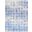 Modern Collection Hand-Knotted Silk Area Rug- 6' 1" x 9' 4" In Silver and Blue