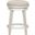 Modern Farmhouse Console Swivel Stool In White