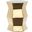 Modern Gold Hexagon Garden Stool