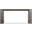 Modern Mood Rounded Rectangle Console Table In Dark Wood