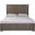 Modern Mood Queen Panel Bed In Dark Wood