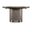 Modern Mood Round Dining Table with 1-18 Inch Leaf In Dark Wood