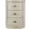Modern Mood Round Nightstand In Light Wood