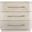 Modern Mood Three Drawer Nightstand In Light Wood