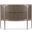 Modern Mood 42 Inch Two Drawer Nightstand In Dark Wood