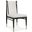 Modern Principles Unity Dark Dining Chair In Cinder