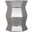 Modern Silver Hexagon Garden Stool