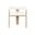 Modern Wooden Accent Chair In Cerused Oak