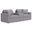 Modmax 3-Piece Sectional with Storage Console In Granite