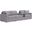 Modmax 4-Piece Sectional with Audio Console In Granite