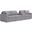 Modmax 4-Piece Sectional with Storage Console In Granite