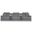 ModMax II 5-Piece Reclining Sectional with Audio Consoles In Salt & Pepper