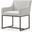 Modrest Elijah Modern Beige And Copper Antique Brass Dining Chair