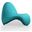 MoMa Accent Chair in Teal