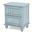 Monaco 2 Drawer Nightstand In Blue