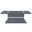 Monaco Coffee Table In Dark Grey