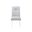 Monaco Dining Chair In Gray and White