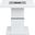 Monaco End Table In White