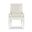 Monarch Barrington Arm Chair In White and Silver