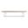 Monarch Barrington Dining Table In White and Silver