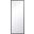 Monet Black Rectangle Mirror MR41436BK